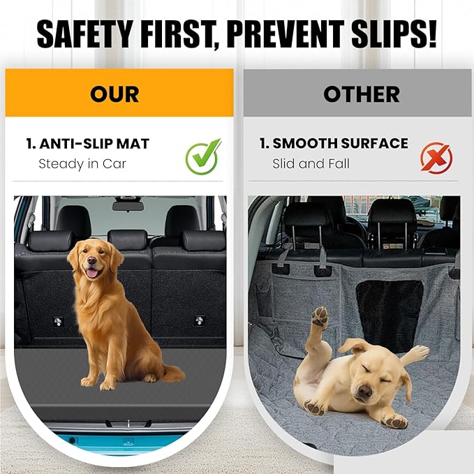 Car Dog Bed for Trunk,Non-Slip SUV Cargo Liner for Dogs | Travel Pet Mat Cushion with Supportive Foam, Removable Cover for Easy Cleaning, Suitable for SUV&Truck - Image 4