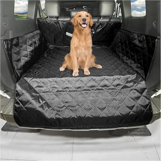 Cargo Liner for Dogs Compatible with Toyota Land Cruiser 250 Prado 2024-2026, Pet Dog Trunk Cargo Liner, Waterproof Anti-Dirty Pet Cargo Cover Dog Seat Mat, with Bumper Flap Protector (Black) by Fgtagtal