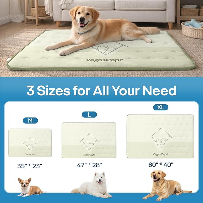 Vagascape 3.0 Supportive Double Sided Dog Cooling Mat | Thick Durable Pet Cooling Mat for Extra Large Pet, 47" x 28" Washable Cooling Mat for Dog Outdoor and Indoor - Image 8