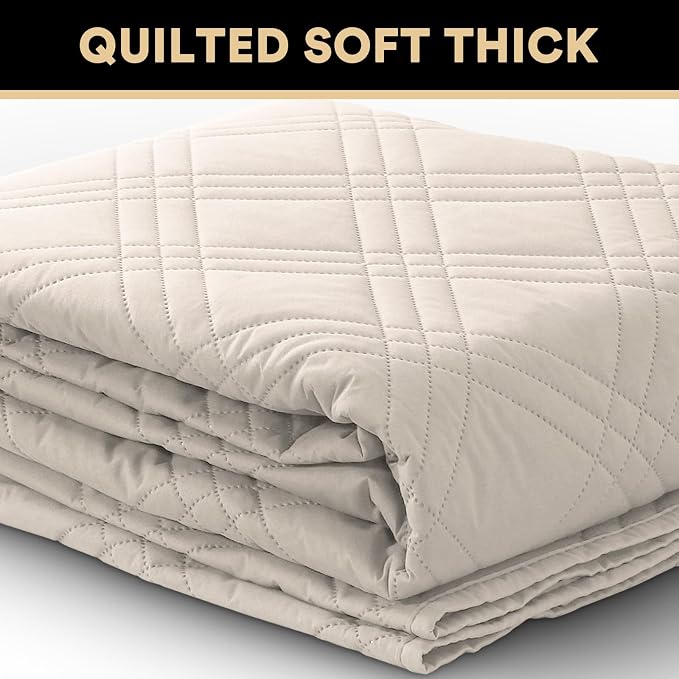 PrinceDeco Waterproof Couch Covers for Pets Thick Dog Blanket 47x78 Inch Non-Slip Pet Bed Cover Protect Furniture Couch Sofa Car Outdoor for Puppy Cat Kids, French Oak - Image 5