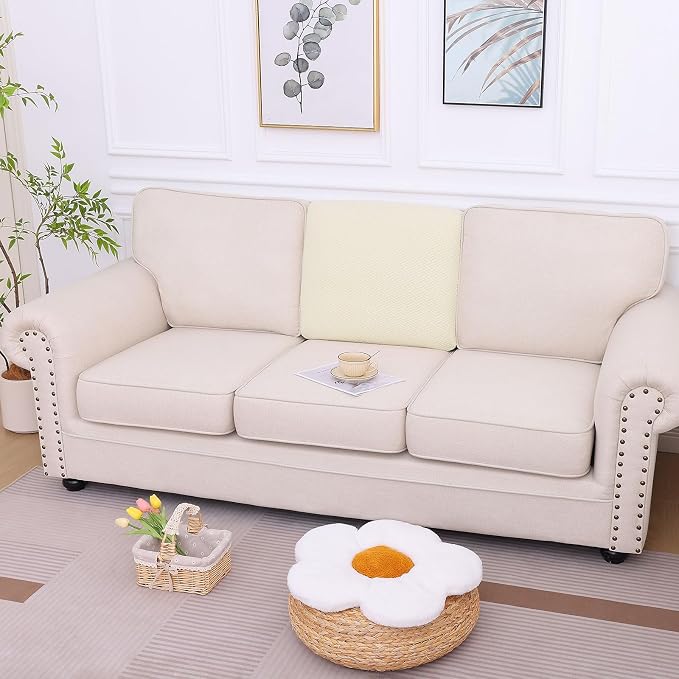 hyha Waterproof Couch Cushion Covers, Anti Slip Sofa Slipcovers for Pets | Waterproof Protection, Thick Jacquard Fabric, Wear Resistant, Anti Slip, Pet Protection (1 Piece for Backrest L) - Image 5
