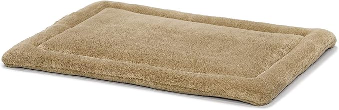 MidWest Homes for Pets XXS QuietTime Taupe Micro Terry Pet Bed, Ultra-Soft & Cushioned Crate Pad for 18-inch Crates, Machine Washable, For Small Dogs & Cats by MidWestHomesForPets