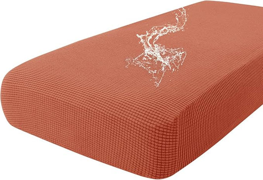 hyha Waterproof Couch Cushion Covers for Pets, Non Slip Sofa Seat Cover | Stretch Jacquard Fabric, Elastic Bottom, Non Slip Fit, Waterproof Protection, Pet Hair Protection (1 Piece for Large) by hyha