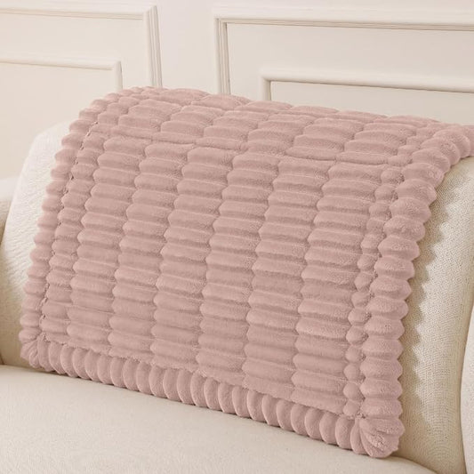 hyha Couch Cover for Dogs, Washable Non Slip Plush Flannel Sofa Protector | Thick Flannel, Silicone Anti-Slip Backing, Pet Hair & Scratch Protection, Fits Sofa & Loveseat (35.4" x 35.4") by hyha