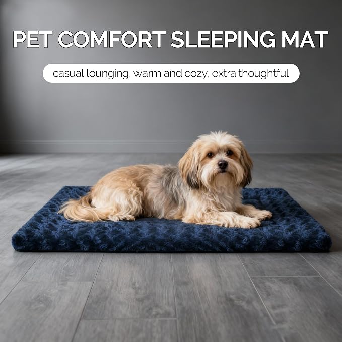 Dog Bed Mat - Dog Crate Pad - Reversible Dog Mat for Pet Comfort - Soft Bed Pads with Dual-Sided Design for All Seasons - Durable, Machine Washable Mat for Crates, Travel, and Home - Image 6