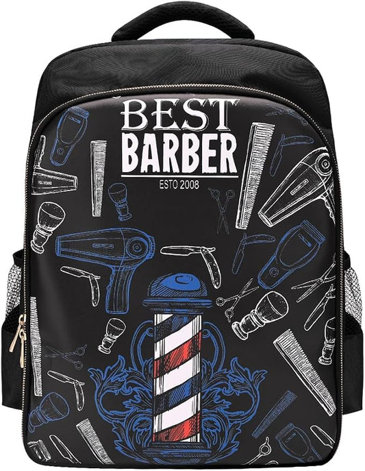 CGBARBER Barber Supplies Bag Organizer for Clippers and Supplies, Portable Hairstylist Clipper Backpack Travel Barber Shop Tools Bag by CGBARBER