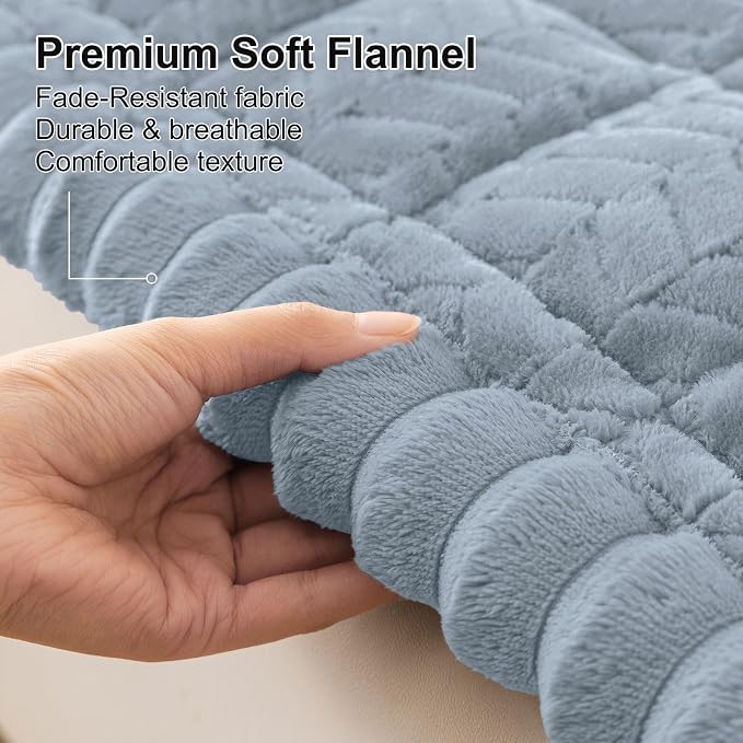 Smiry Couch Cover for Dogs, Non Slip Fuzzy Pet Sofa Covers Washable | Sofa Slipcovers for 2-3 Cushion Couch, Soft Thick Furniture Protector for Cats Dogs, Against Fur, Dirt, Scratch (27.6"x59") - Image 2