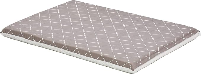 MidWest Homes for Pets Quiet Time Couture Paxton Pet Bed Mushroom/Fleece with Pillow Cover, Mushroom, 36" by MidWestHomesForPets