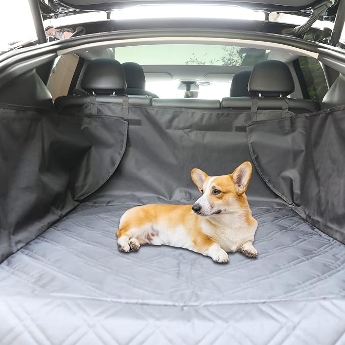 Model Y Rear Trunk Cargo Liner Pet Mat Dogs Rear Seat Cover Protector All-Weather Waterproof Compatible with Tesla Model Y Accessories 2019-2025 by ROCCS