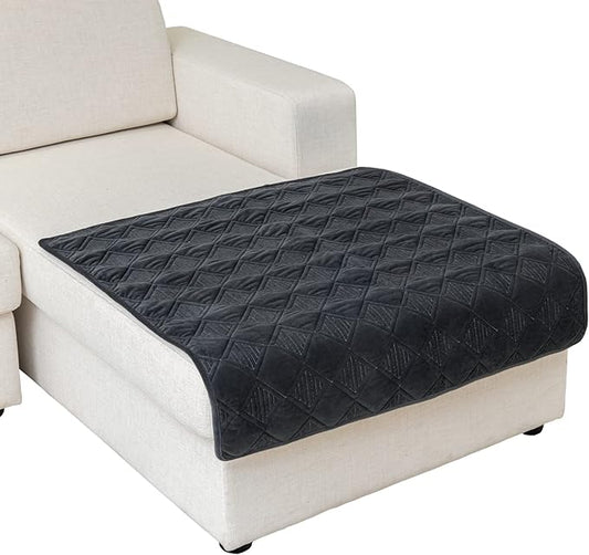 Eismodra Sectional Couch Covers,L Shape Sofa Slipcover Furniture Protector for Dogs Cats Pet Chaise Lounge 3 Cushion Couch Loveseat,Dark Gray 36 x 36 inches (Only 1 Piece) by Eismodra