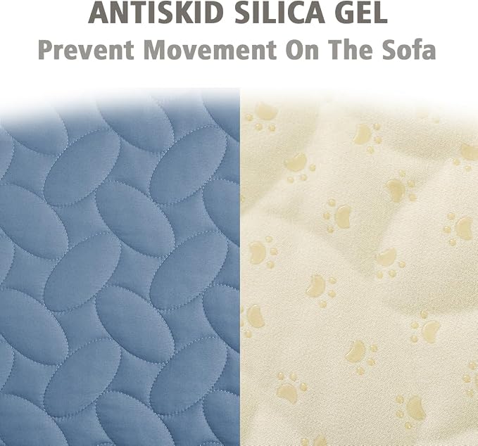 Ameritex Waterproof Pet Bed Cover Anti-Slip Dog Bed Blanket for Sofa and Furniture Waterproof New Pattern Design (Lightblue, 30x90 Inch (Pack of 1)) - Image 4
