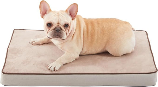 Orthopedic Memory Foam Dog Bed, Cooling Dog Beds for Medium/Large Dogs -Waterproof Pet Bed for Crate with Removable Washable Cover (M(29inch,45Lbs)) by ABETTERLIFEWITHPET