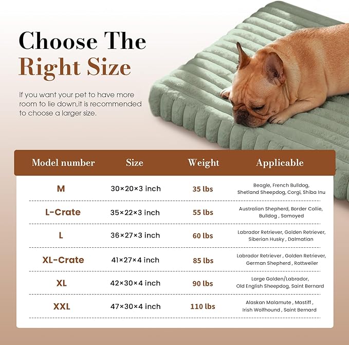 Extra Large Dog Bed Orthopedic Foam with Waterproof Lining | Egg crate foam for joint support. Soft plush surface. Non-slip bottom. Removable & machine washable cover. OEKO-TEX certified - Image 6