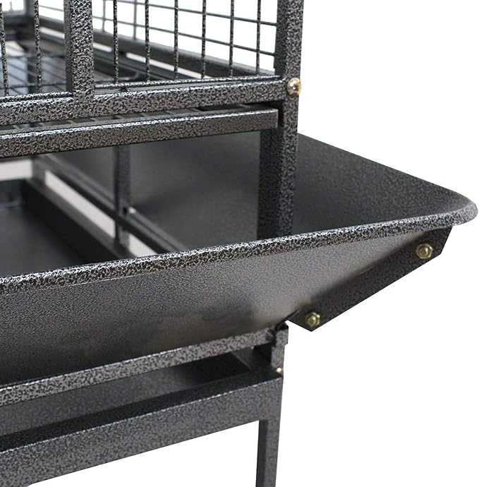 Nova Microdermabrasion 61 Inches Large Bird Cage Play Top Parrot Cockatiel Parakeet Chinchilla Macaw Cockatoo Cage W/Stand Perch Pet Supplies - Image 7