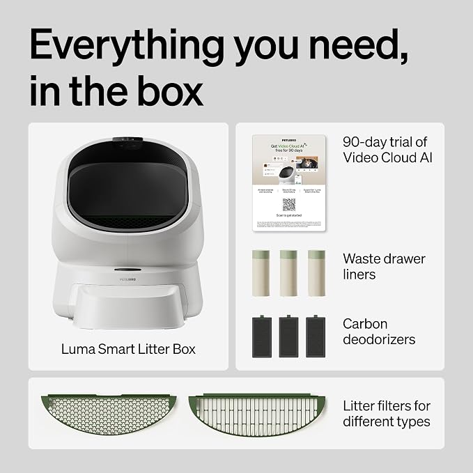 PETLIBRO Automatic Litter Box with AI-Camera Waste Analysis & 90-Day AI Trial, Open-Top Self Cleaning Litter Box for Large Cats with Multi-Cats Recognition, Weight & Usage Tracking, Auto Odor-Control - Image 11