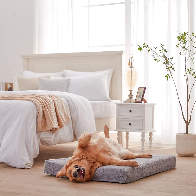 Orthopedic Extra Large Dog Bed for Large Dogs, 41 inches XL Washable with Waterproof Liner and Cooling Gel Memory Foam, Fits up to 110 lbs Pets - Image 6