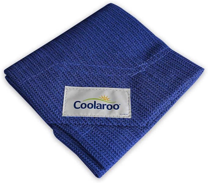 The Original Coolaroo Elevated Pet Bed Replacement Cover, Large, Aquatic Blue - Image 2