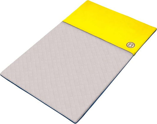 GuineaDad Original Liner - Yellow Fleece Guinea Pig Bedding - Reusable Guinea Pig Cage Liner - Extra Absorbent with Waterproof Bottom and Burrowing Pocket - Small Pet Supplies - 2x3 C&C by GuineaDad