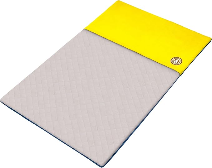 GuineaDad Original Reusable Cage Liner – Yellow Fleece Bedding with Burrowing Pocket – Extra Absorbent Core & Waterproof Bottom – Fits C&C 2x4 Guinea Pig Cages – Small Animal Supplies by GuineaDad