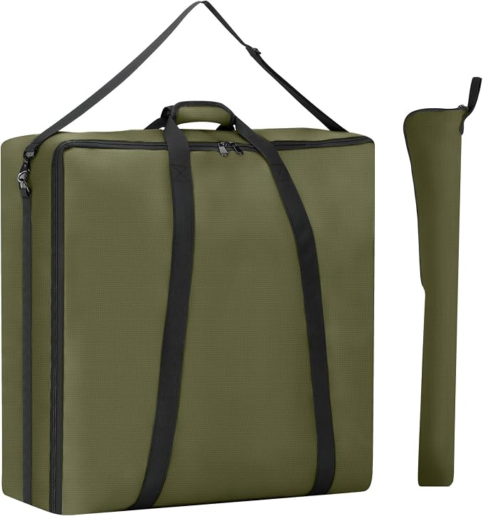 32" Dog Playpen Storage Bag, Suitable for Foldable Exercise Pet Playpens, Dog Fence Travel Bag with Handles for Camping and RV Trip, Waterproof Oxford Fabric Green by YUFYIG
