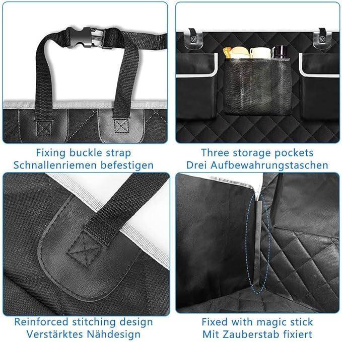 Waterproof SUV Cargo Liner for Nissan Pathfinder 1985–2025 2026 R53, Heavy Duty Pet Trunk Cover with Bumper Flap Protector, Non Slip,Dog Car Travel Mat,Orange - Image 5