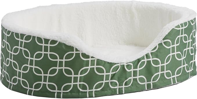 MidWest Homes for Pets Orthoperdic Egg-Crate Nesting Pet Bed w/Teflon Fabric Protector, Medium Green by MidWestHomesForPets