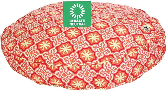 Molly Mutt Medium to Large Dog Bed Cover - Papillon Print - Measures 36” x 5’’ - 100% Cotton - Durable - Breathable - Sustainable - Machine Washable Dog Bed Cover by MollyMutt