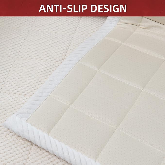 Pet Couch Covers,Couch Cover for Dogs Washable,Anti Slip Dog Sofa Covers Couch Protector Sofa Mat,Seat Cover,Dog Mat,Pet Pad for Furniture 1 Piece (White, 21''x39''/Rectangular) - Image 7