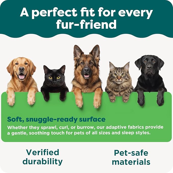Furhaven Orthopedic Dog Bed for Large Dogs w/ Removable Bolsters & Washable Cover, For Dogs Up to 95 lbs - Plush & Velvet L Shaped Chaise - Deep Sapphire, Jumbo/XL - Image 7