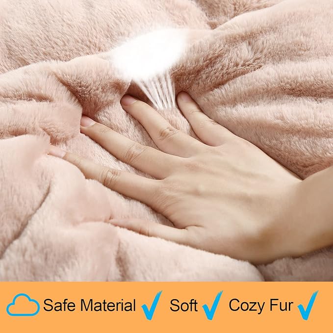 Dog Crate Pad Washable Dog Bed for Crate Medium Cozy Mat 30-Inch Pink | Ultra Soft Kennel Pad,Anti-Slip Bottom,Fits for Most Metal Crates,Comfortable Sleeping Pet Mat - Image 4