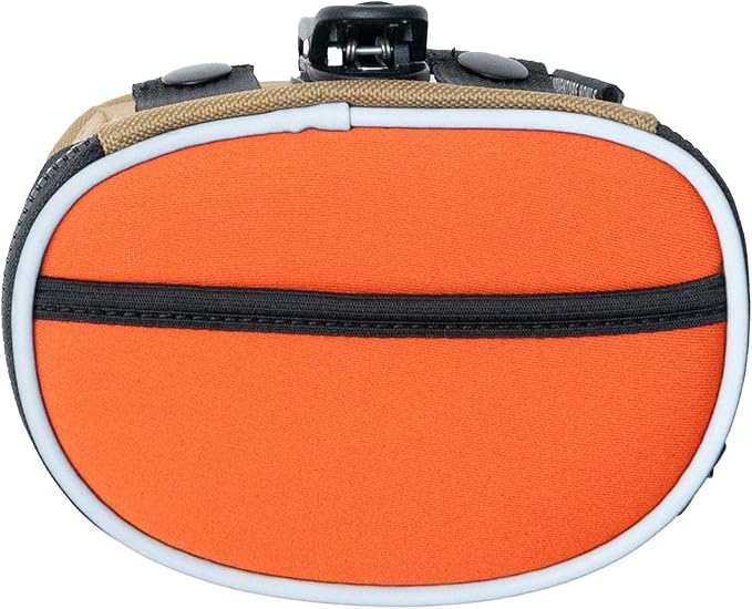 Quickdraw Treat Pouch – Compact Dog Training Bag with Reflective Trim, Built-in Poop Bag Dispenser, and Adjustable Waist Belt – Ideal for Walks, Hikes, and Training Sessions (Orange) - Image 5