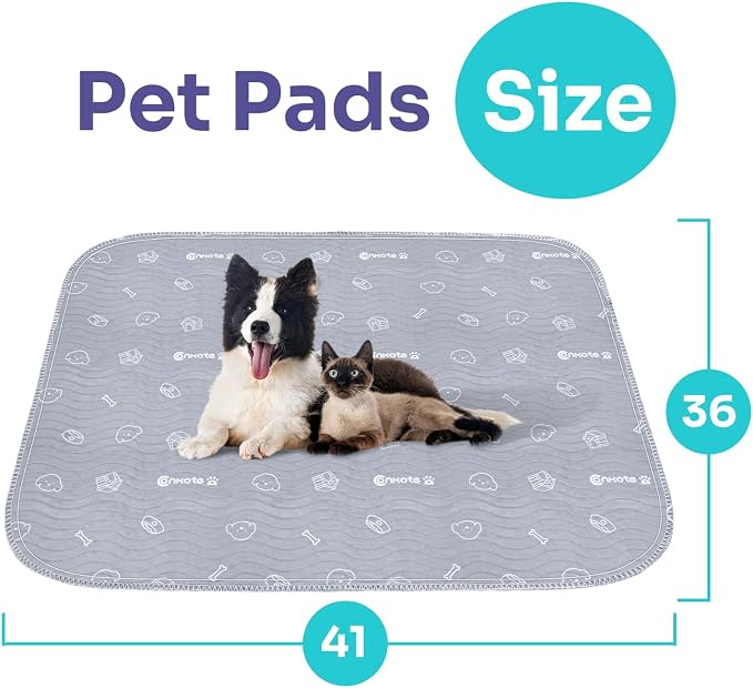 Dog Washable Pee Pads, Reusable Puppy Pads, 2 Pack Large 36"x41" | Reusable Dog Training Pads, Puppy Non-Slip Waterproof Mat, Super Absorbent, Waterproof - Image 3