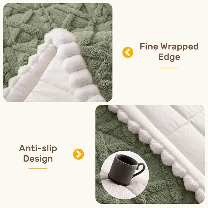 Couch Cover for Dogs, Washable Non Slip Sofa Covers for 3 Cushion Couch Pet Friendly Fuzzy Sofa Protector&Bed Mat for Pets (27.6"x70.9" Green) - Image 4