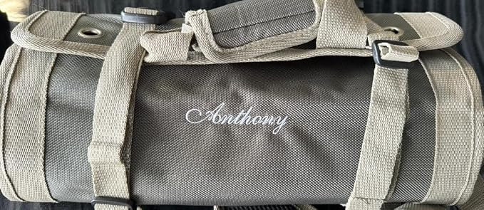 Ryker Personalized Tool Roll Organizer Customized Name Gifts for Men, PRO-G | Personalized Tool Bag for Men Customizable Backpack w/ Personalized Name Custom Name Sign With Wrench Roll & Waterproof Pouch - Image 7