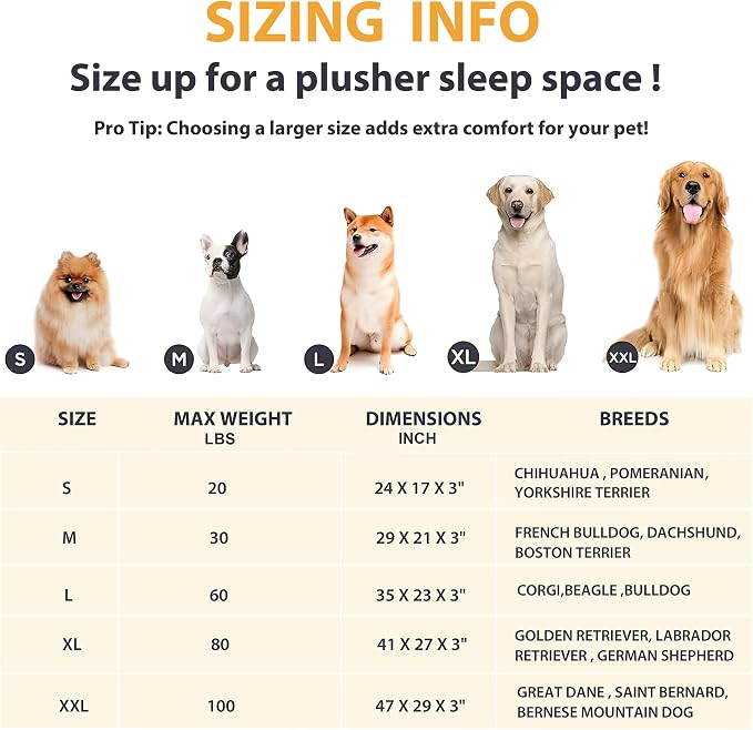 Dog Crate Pad for Medium Dog - 30"x20" Memory Foam Dog Bed, Washable & Anti-Slip Dog Bed Mat, Ultra Soft Kennel Pad for Dogs Cozy Sleeping Mat, Khaki - Image 7
