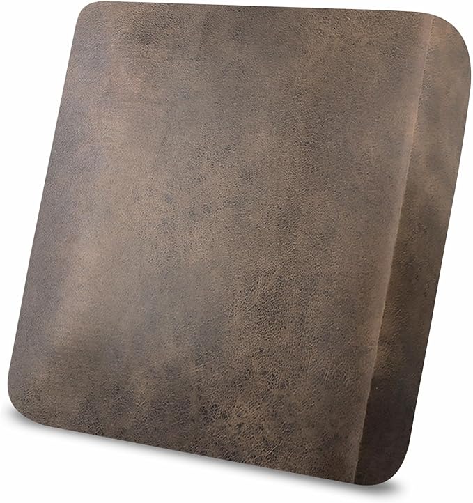 molasofa Leather Look Couch Cushion Covers, Stretch Sofa Cushion Covers for Sectional Armchair Protector,Replacement Seat Cushion Slipcovers, Machine Washable(1 Cushion Armchair, Light Brown) by Molasofa