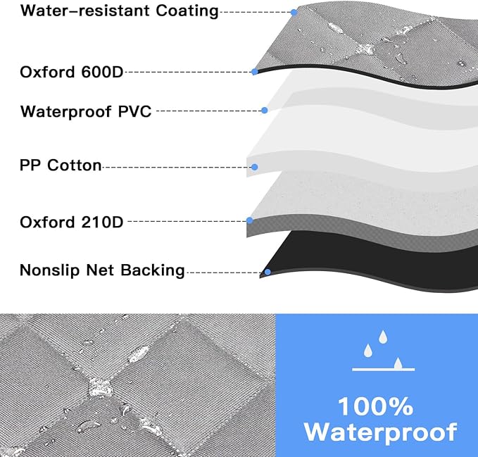 Kytely Dog Car Seat Cover XL, Heavy Duty Dog Seat Cover for Back Seat, 100% Waterproof Nonslip Hammock for Car with Side Flap, Scratch Proof Pet Back Seat Covers - Image 5