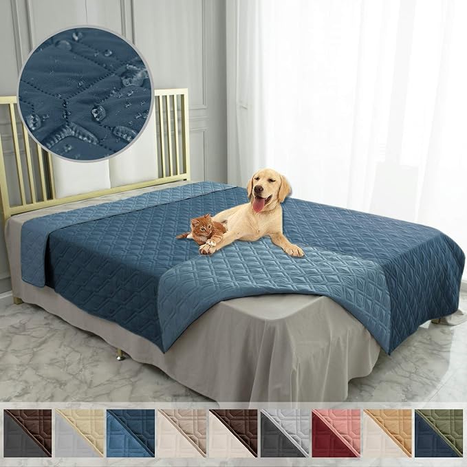 Ameritex Waterproof Dog Bed Cover Pet Blanket for Furniture Bed Couch Sofa Reversible - Image 4