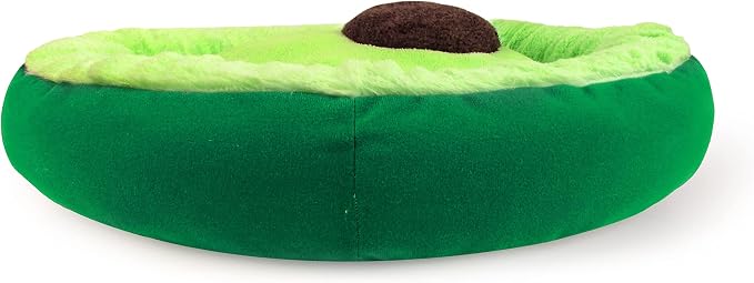 TONBO Soft Plush Small Cute and Cozy Avocado Dog Cat Bed, Washer and Dryer Friendly (Avocado) - Image 4