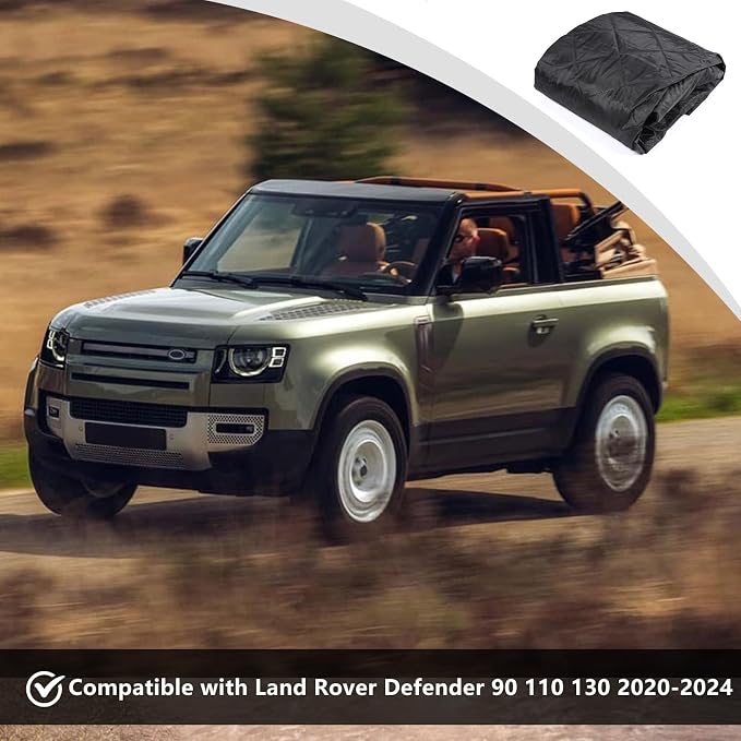 HAPPYHORSE Pet Dog Trunk Cargo Liner Compatible with Land Rover Defender 110 2020-2024 Cargo Cover Waterproof and Non-Slip Dog seat Cover Cargo Liner Area Protector Cover (Style A) - Image 7