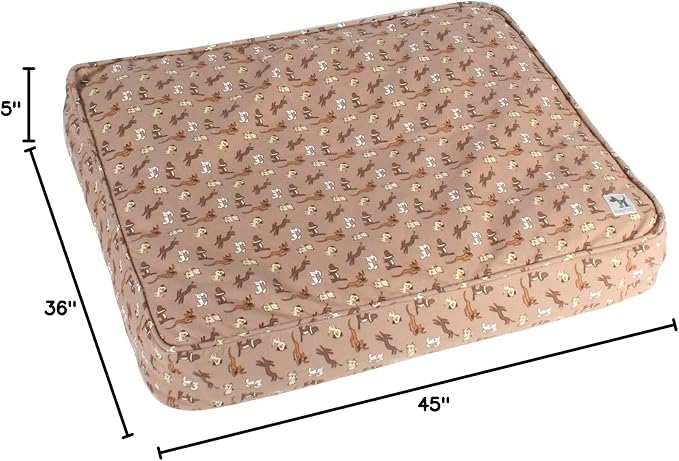 Molly Mutt Huge Dog Bed Cover - Daysleeper Print - Measures 36”x45”x5’’ - 100% Cotton - Durable - Breathable - Sustainable - Machine Washable Dog Bed Cover - Image 8