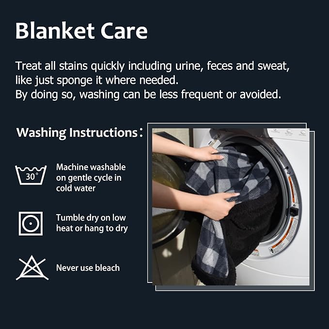 Kritter Planet Waterproof Reversible Pet Blanket for Dogs and Cats | 60 x 80 Inch, Waterproof Cover for Sofa and Bed, Washable Protection Against Fur, Dirt, Scratches and Everyday Messes - Image 7