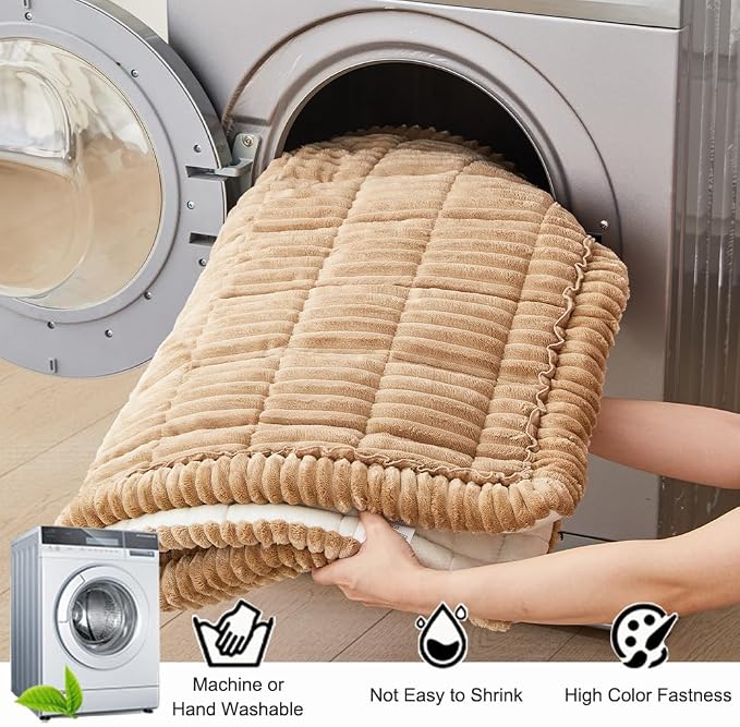 Awjcsv Couch Covers for Dogs Washable, Non Slip Sofa Protector Pet Friendly | Thick, Soft Furniture Cover, Against Pets Hair & Scratch, Fits Leather and Fabric Couches, 35" X 70.9" - Image 5