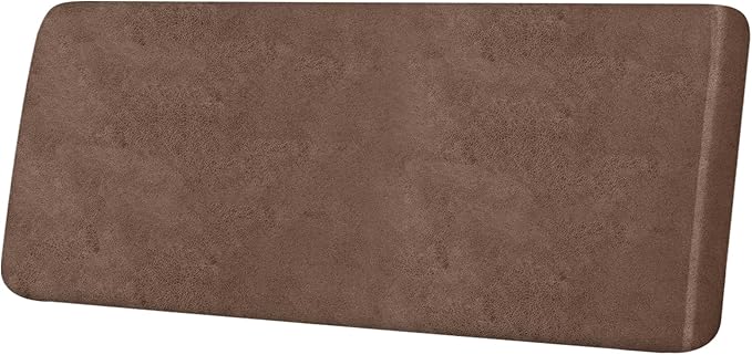 ANARACHON Leather Look Couch Cushion Covers Sofa Seat Slipcovers Sets Couches Furniture Protector for Sectional Armchair Loveseat Pets Kids Stretch Spandex Fabric (1 Cushion XL Sofa, Brown) by ANARACHON