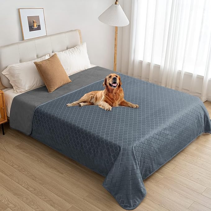 fuguitex Waterproof Dog Blanket Bed Cover Dog Crystal Velvet Moroccan Fuzzy Cozy Plush Pet Blanket Throw Blanket for Couch Sofa - Image 6