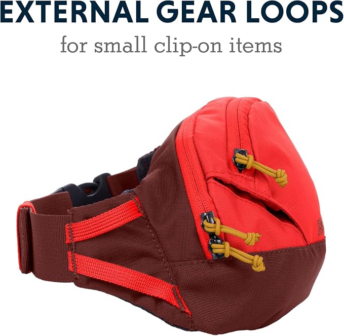Ruffwear, Home Trail Hip Pack, Dog Walking Fanny Pack, Red Sumac | Crossbody with Adjustable Belt, Treat Pouch, Poop Bag Holder, Phone Pocket, Hands-Free for Training, Hiking, Running, Travel - Image 5
