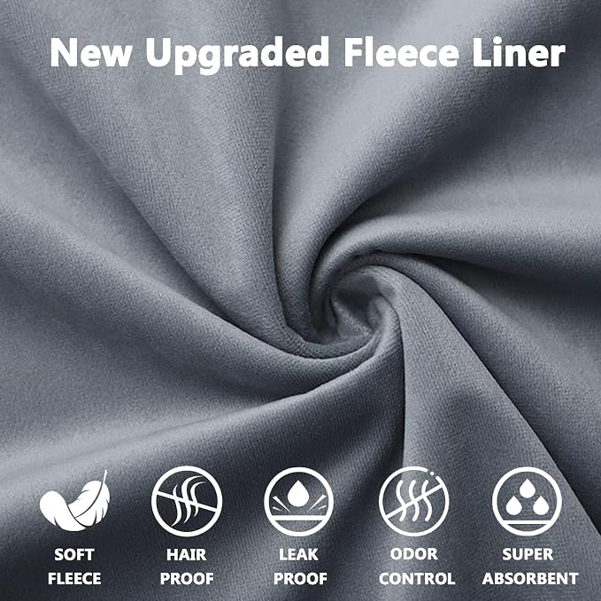 Guinea Pig Fleece Bedding, 18X24in 2Pack, Easy Clean & Super Absorbent & Odor Control & Waterproof Reusable Guinea Pig Cage Liner for Guinea Pig, Dog, Small Animal, Rabbit, Bunny, Chinchilla - Image 3