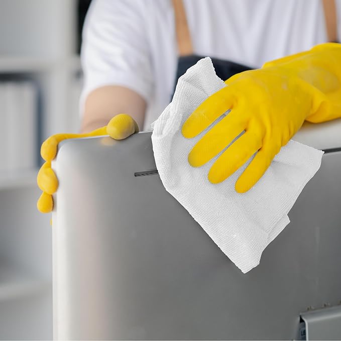 Avalon Towels Microfiber Cleaning Cloths (Value Pack of 100) - Size 12 x 12 Inches, Highly Absorbent Cleaning Rags, Lint Free, Reusable and Washable, Microfiber Towels for Cars - Image 7