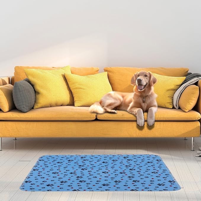 Washable Pee Pads for Dogs,2 Pack Extra Large 48"x48" Super Absorbent Reusable Puppy Pads,Non-Slip 100% Waterproof Dog Pee Pad,Pet Training Pads for Couch, Crate,Potty Training,Floor - Image 6