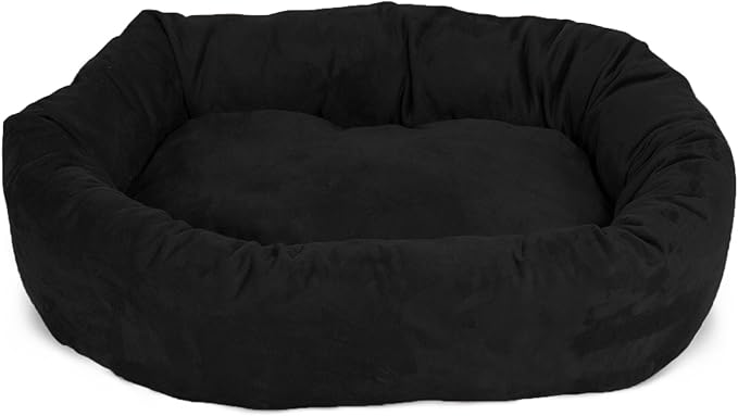 Majestic Pet Villa 40 Inch Shredded Memory Foam Dog Bed for Large Sized Dog 40x29x9 Inch–Orthopedic Pet Bed with Removable Washable Cover-Washable Large Puppy Mat with Head Support-Aubergine - Image 2